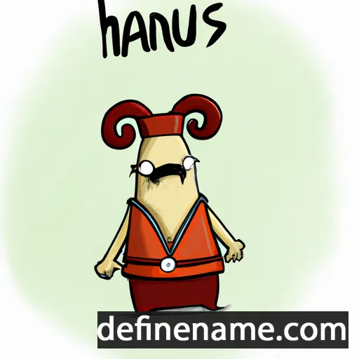 Hanuš cartoon