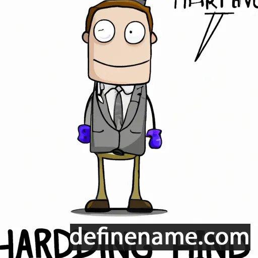 Harding cartoon