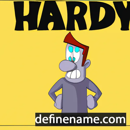 Hardy cartoon