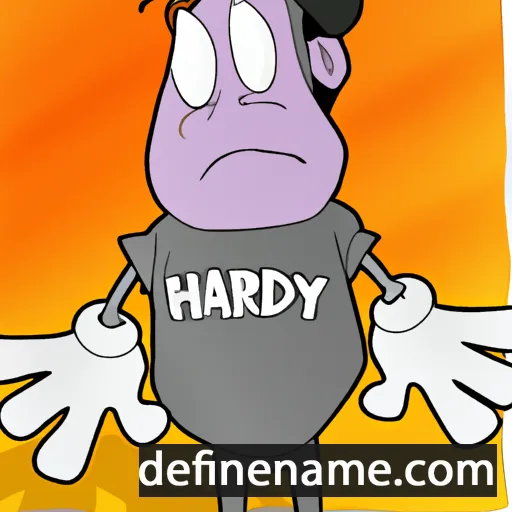 cartoon of the name Hardy