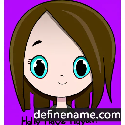 Haylie cartoon