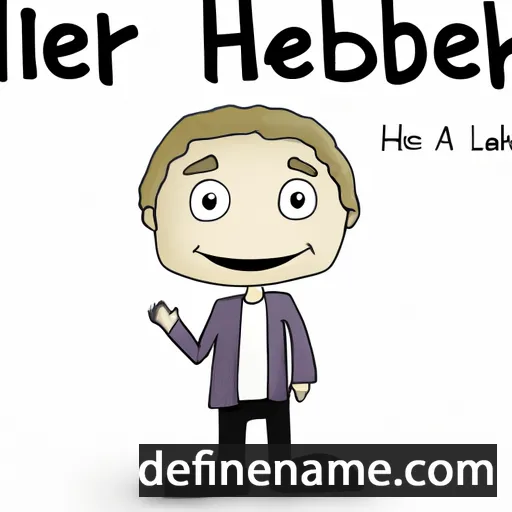 cartoon of the name Heber