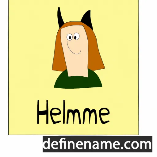 Helmine cartoon