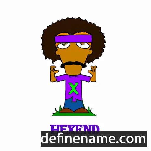 Hendrix cartoon