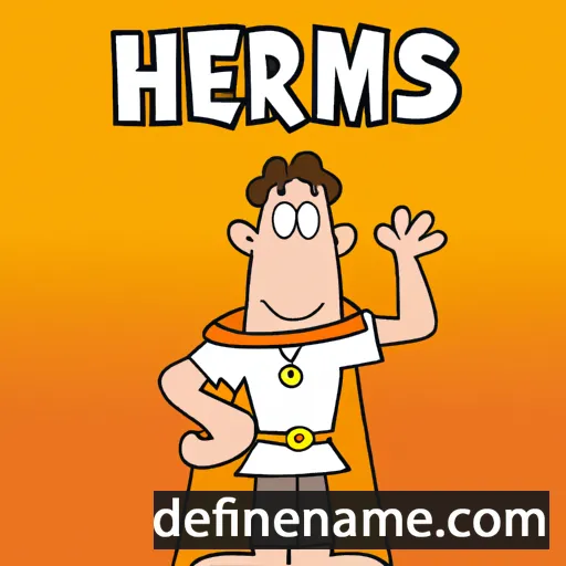 Hermes cartoon