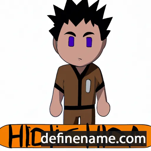 Hideaki cartoon