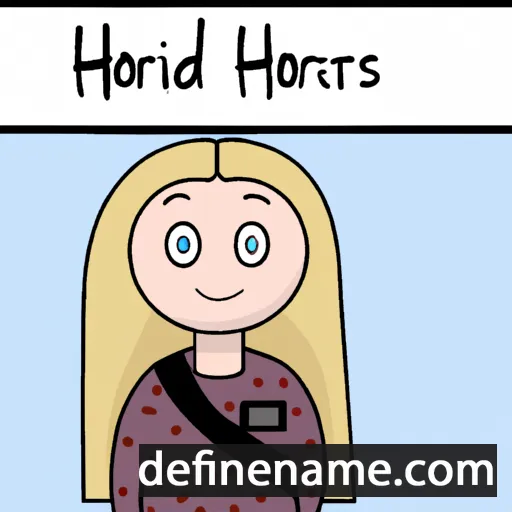 Hjørdis cartoon