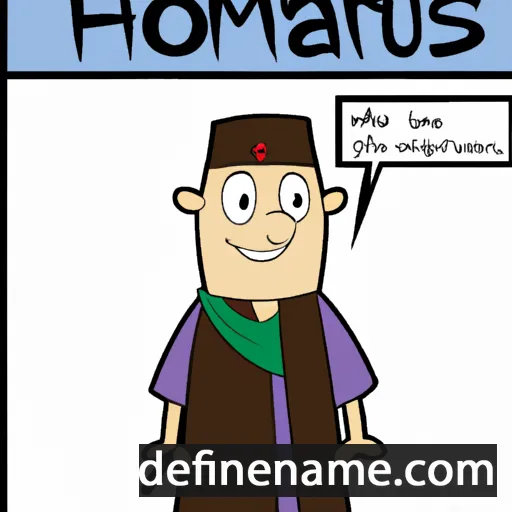 Honoratus cartoon