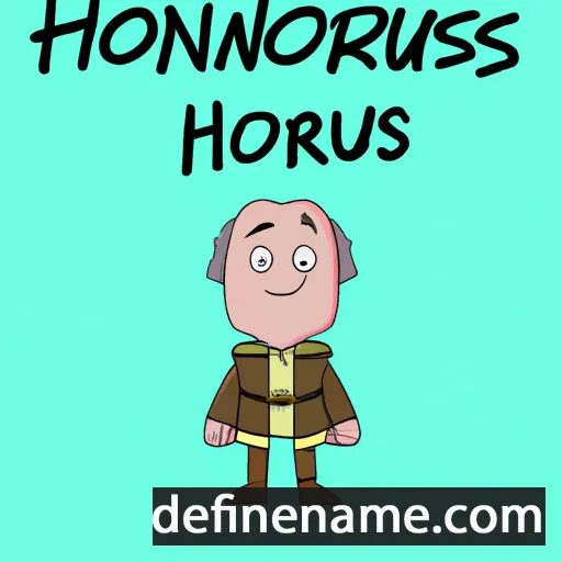 Honorinus cartoon