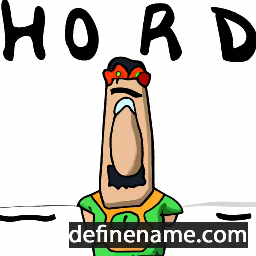 Hordad cartoon