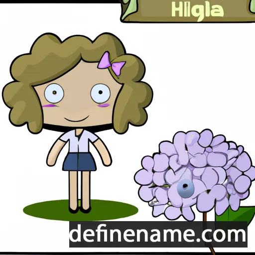 Hortensia cartoon