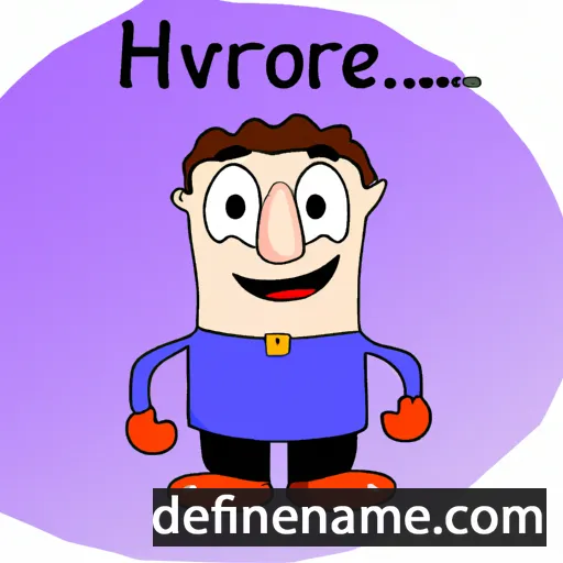 Hrvoje cartoon