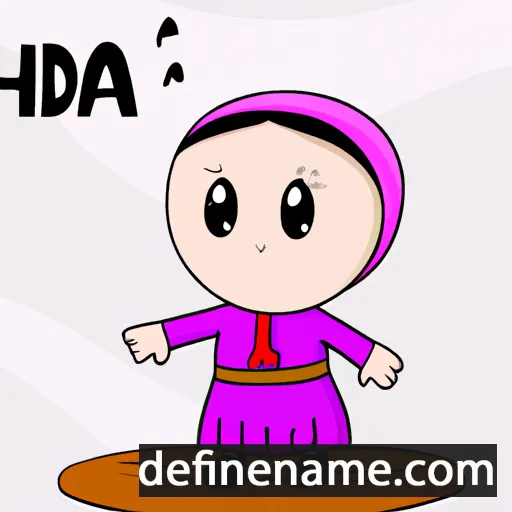 Huda cartoon