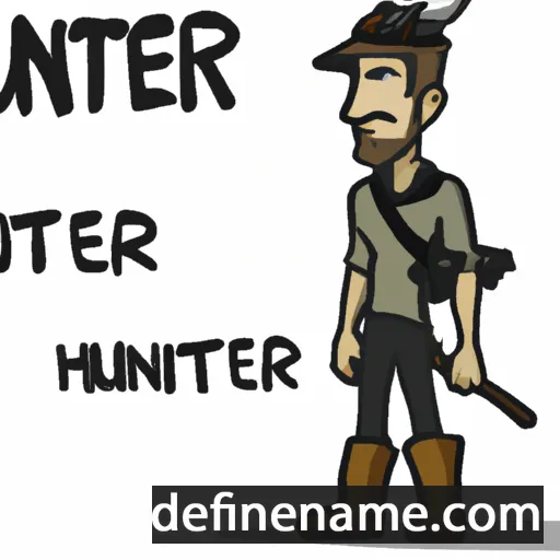 Hunter cartoon