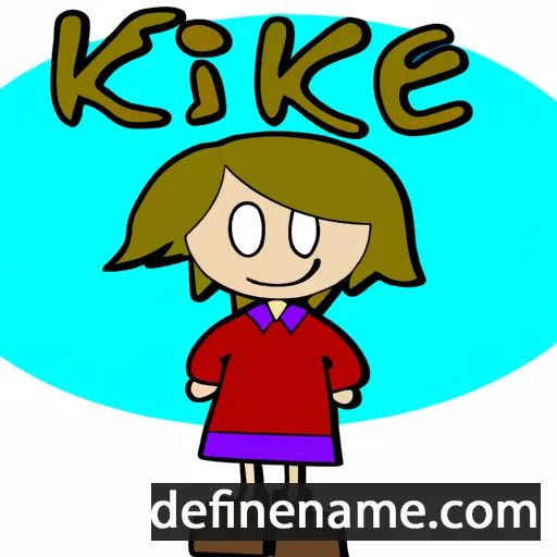 cartoon of the name Keike