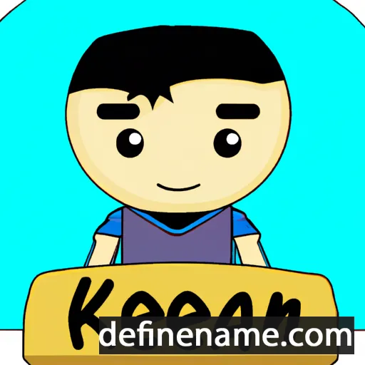 cartoon of the name Keinan