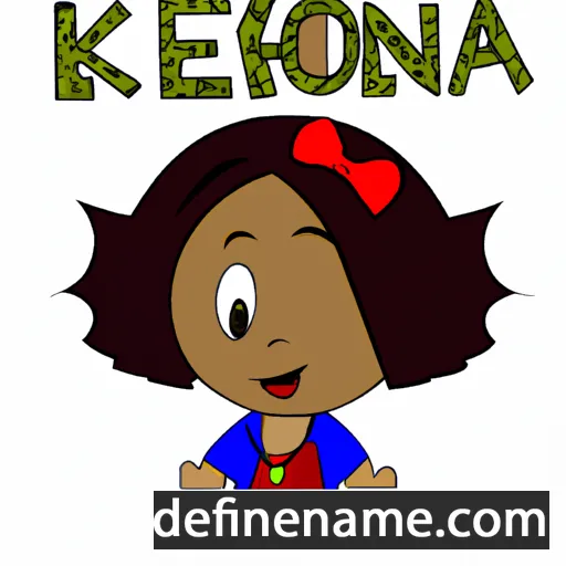 Keiona cartoon