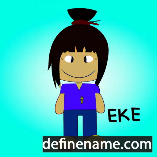 cartoon of the name Keke