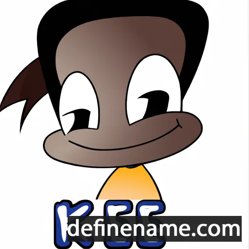 cartoon of the name Kele