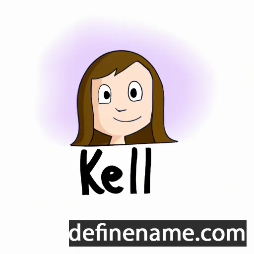 cartoon of the name Kelli