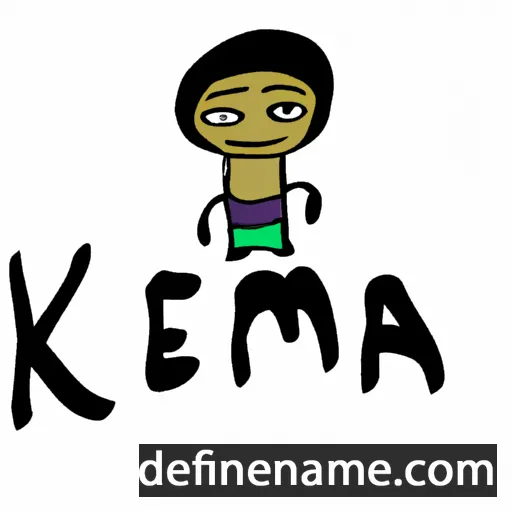 cartoon of the name Kema