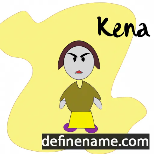 cartoon of the name Kena