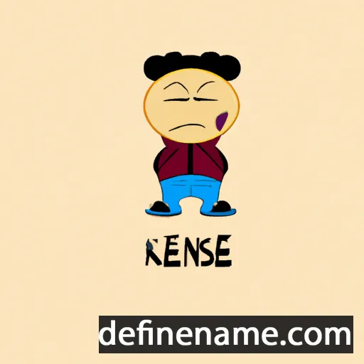 cartoon of the name Kenese