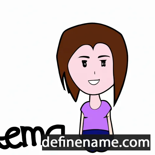 cartoon of the name Kenna