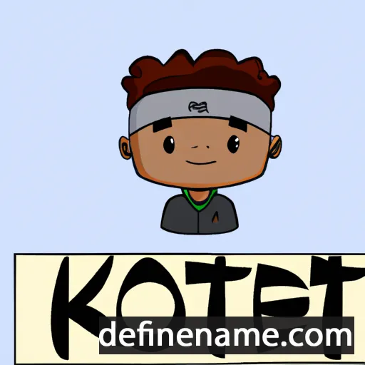 Keontae cartoon