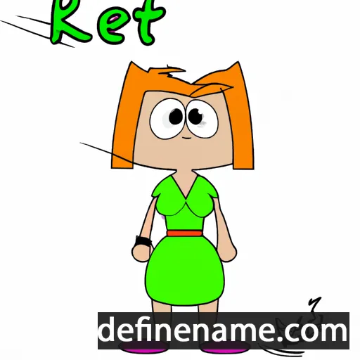 cartoon of the name Keti