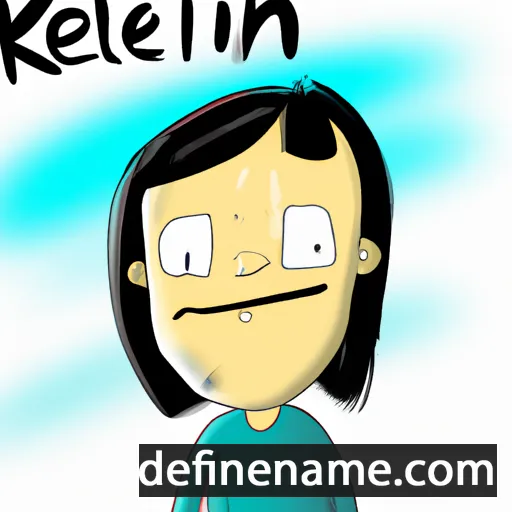 cartoon of the name Ketlin