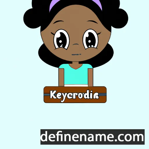 Keyondra cartoon