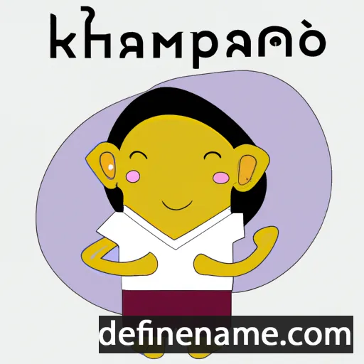 Khamphone cartoon