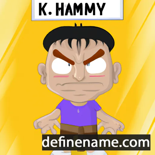 Khamxay cartoon