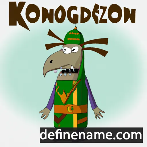 Khongordzol cartoon