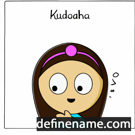 Khoudia cartoon