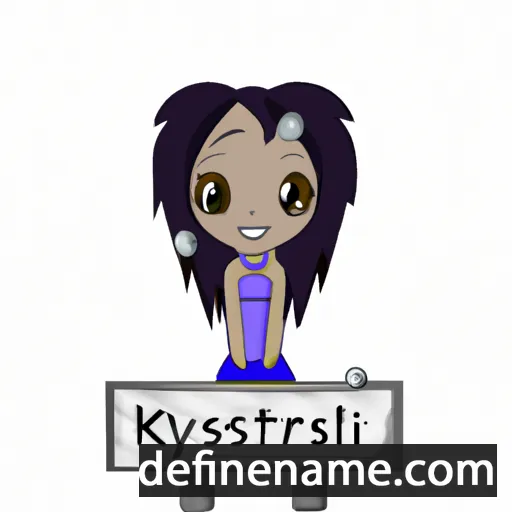 Khrystal cartoon