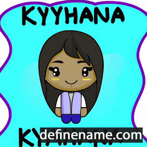 Khyanna cartoon