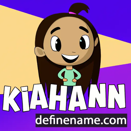 Kiannah cartoon