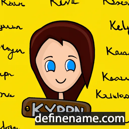 cartoon of the name Kieryn