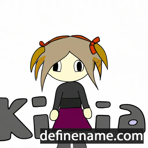 cartoon of the name Kikka