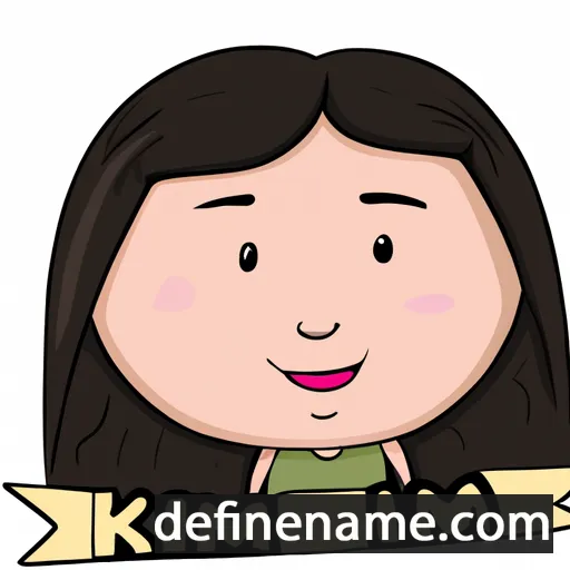 cartoon of the name Kim