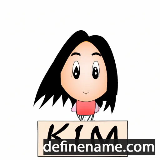 cartoon of the name Kimi