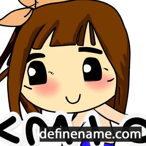 cartoon of the name Kimi