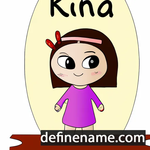 cartoon of the name Kina