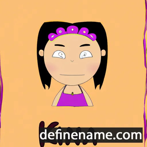 cartoon of the name Kina