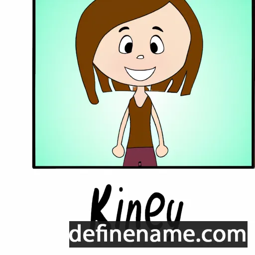 cartoon of the name Kinley