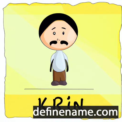 cartoon of the name Kiran