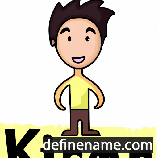 cartoon of the name Kiran