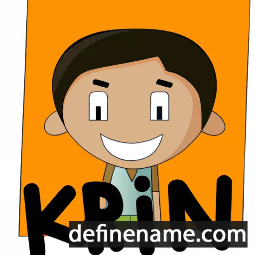 cartoon of the name Kiran